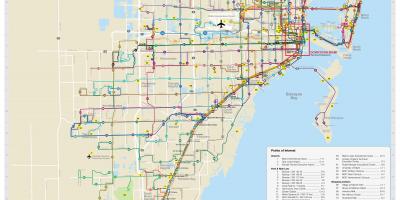 Miami public Transport map