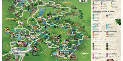 Zoo Miami Karte