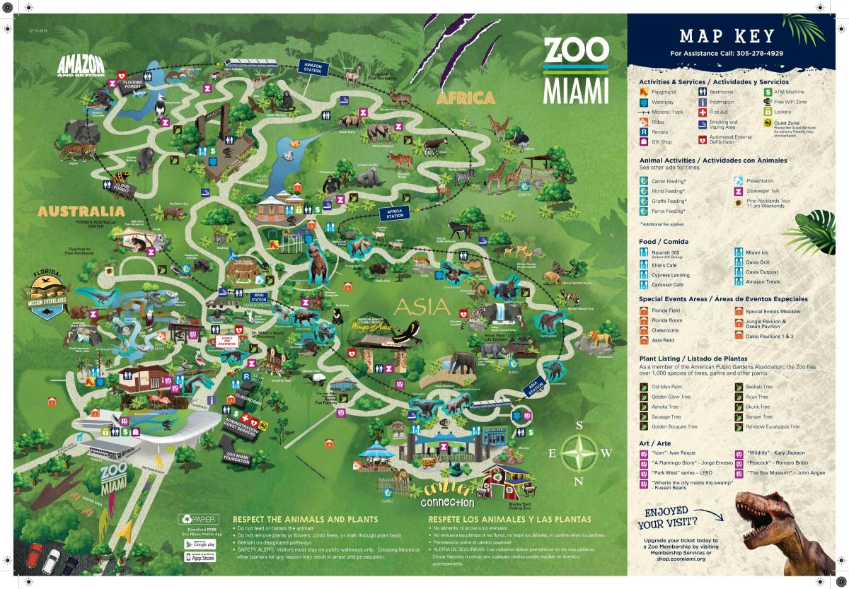 zoo Miami Karte